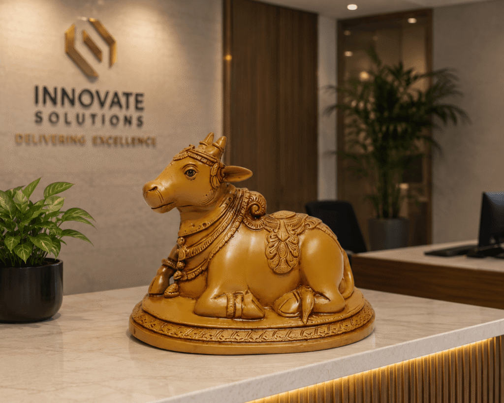 Wooden Nandi Figurines for Interior Design: Classic Beauty with a Contemporary Flare 7 wooden nandi figurine