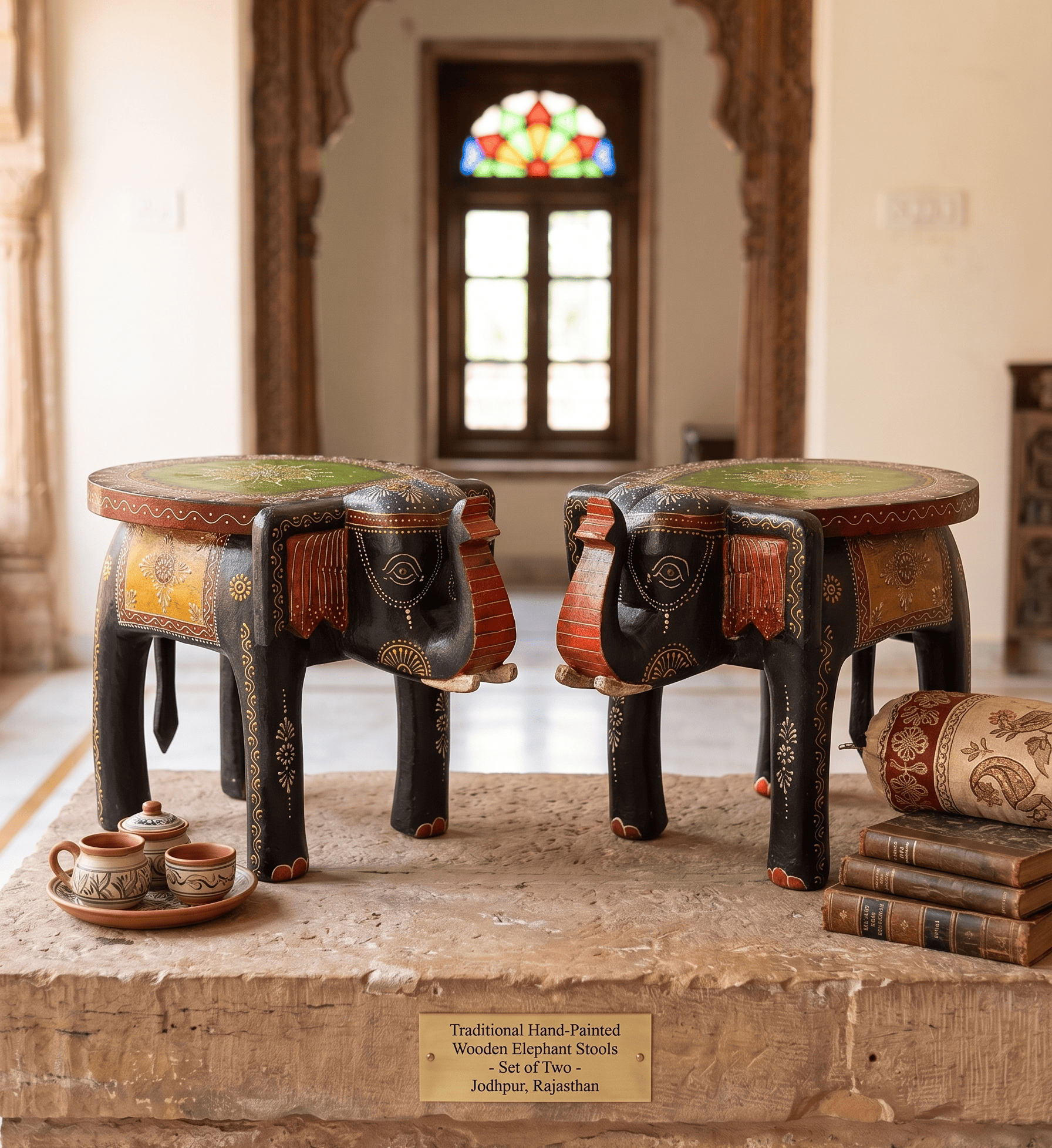 How UK Retailers Can Source Premium Wooden Elephant Decor from India: A Complete Buying Guide (2026) 5 Traditional handcrafted elephant décor enhancing a café interior