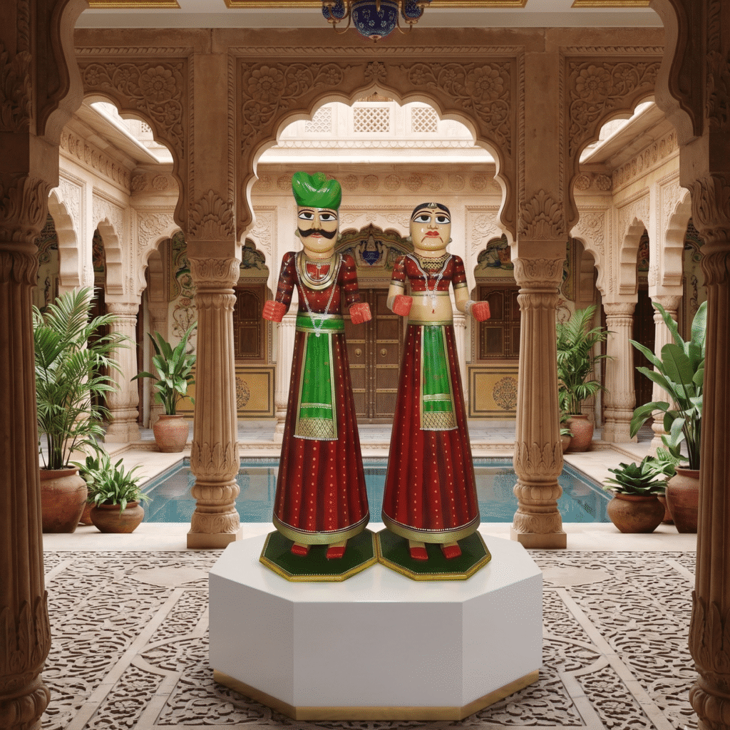 The Role of Life-Sized Sculptures in Luxury Hotel Lobby Design 3 royal figurine (sculpture)