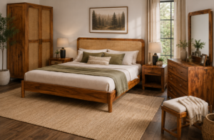 Handcrafted Wooden Furniture in Jodhpur: Top 10 Picks to Elevate Your Home (2026 Guide) 7 bedroom set sustainable