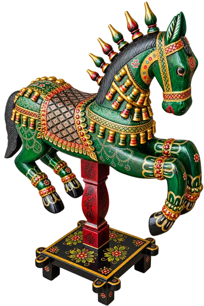HOME 1 hanpainted horse figurine